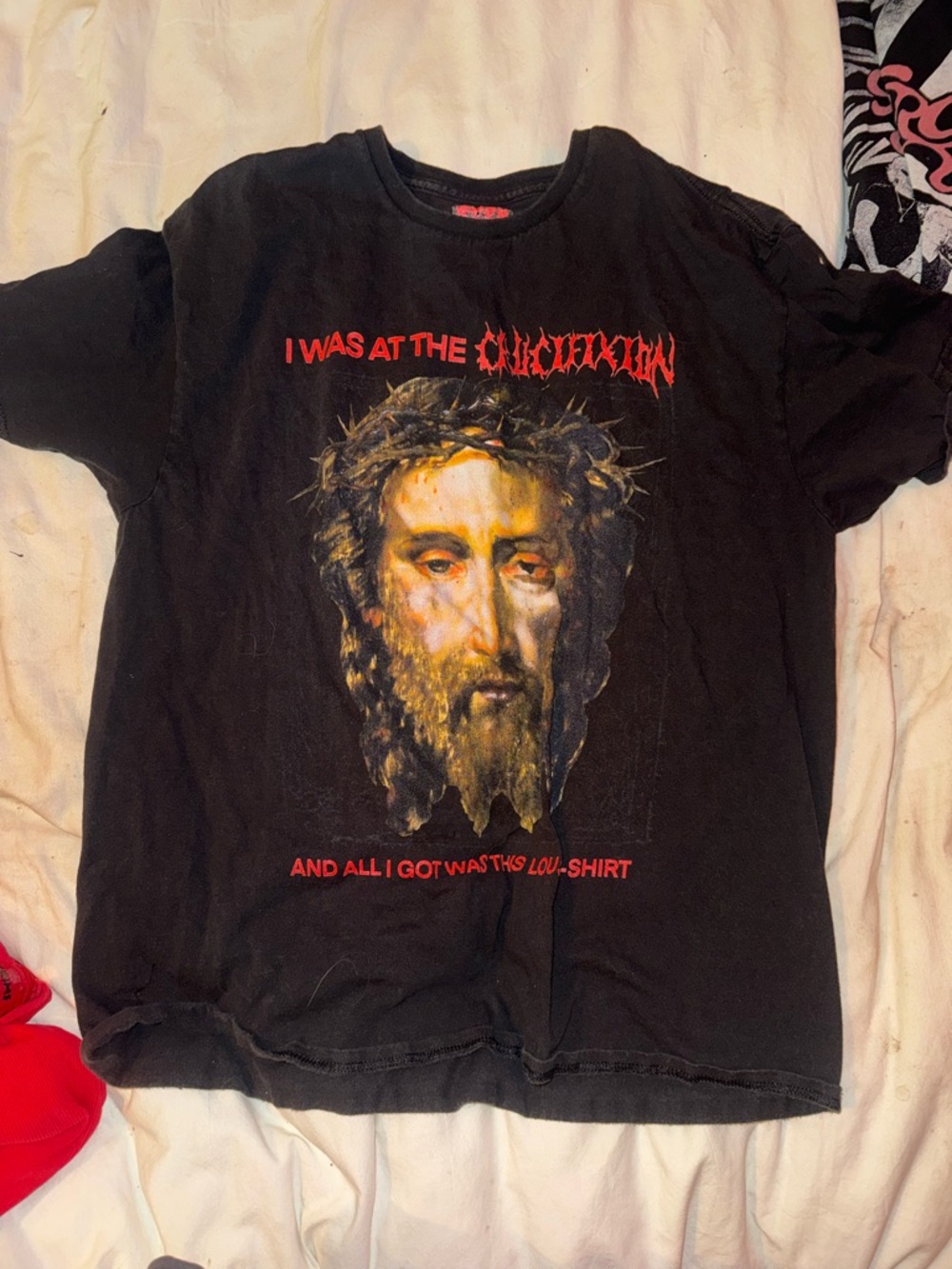 i was at the crucifixion t-shirt